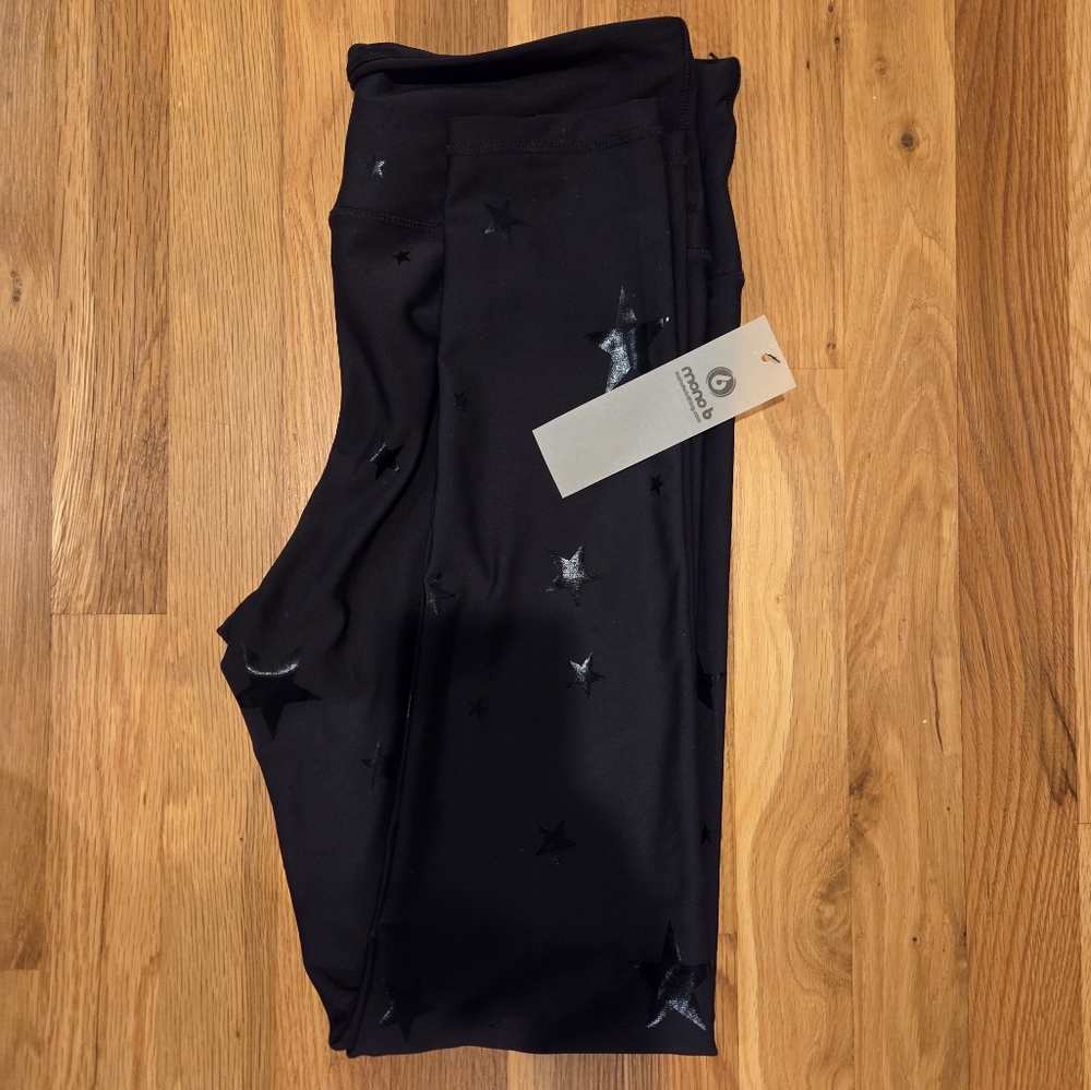 Black Star Pattern Leggings
